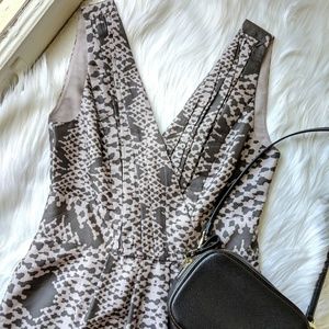 NWT Banana Republic silk snakeskin print dress